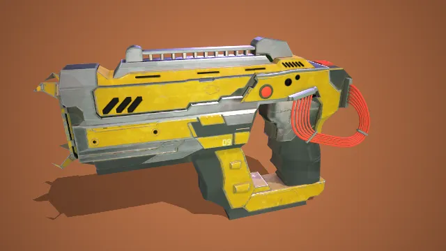 手枪 枪械 武器模型 pbr模型 游戏模型  