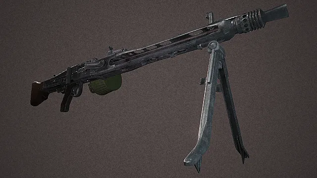 机枪 枪械 武器模型 pbr模型 游戏模型