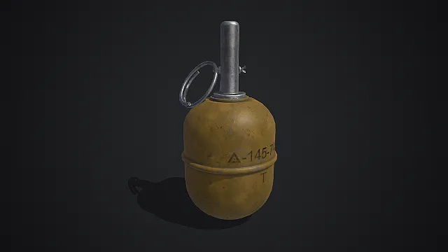 RGD-5手榴弹手雷3d模型素材