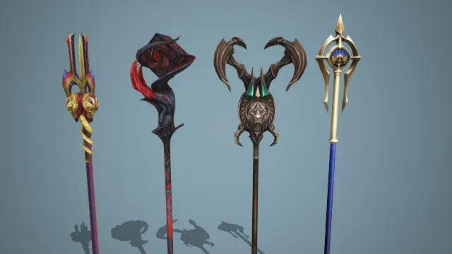 权杖 法杖 装备 武器 魔法道具 游戏工具