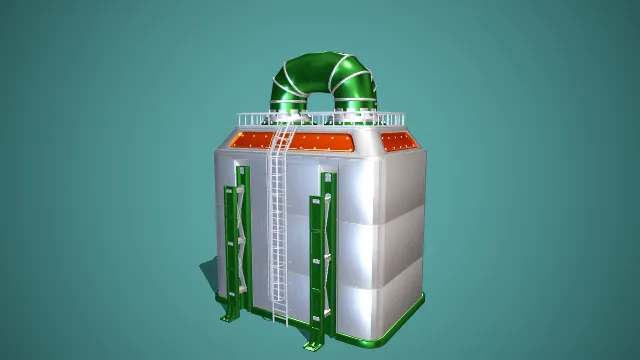 工业立方体样式的储物设备