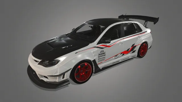 2014瓦里斯斯巴鲁印象汽车跑车交通工具