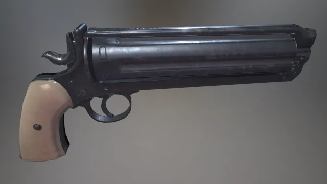 手枪 武器模型 pbr模型 游戏模型