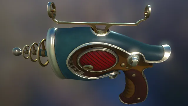 电能枪 武器模型 pbr模型 游戏模型