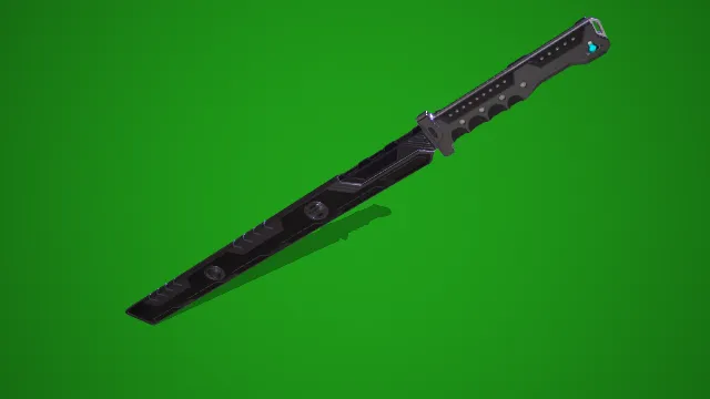 剑 武器模型 pbr模型 游戏模型