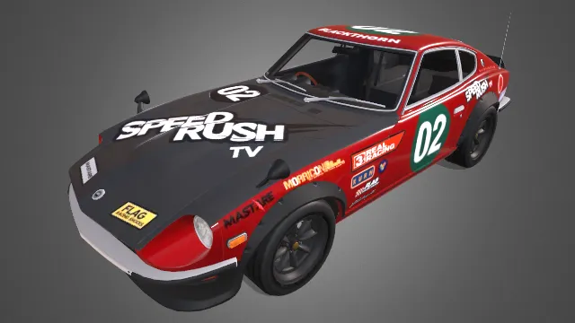 1969日产费尔莱迪Fairlady汽车赛车交通工具