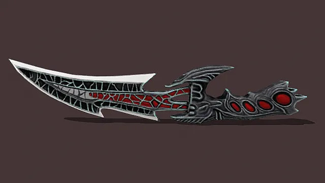 奇幻风格符文魔刃3D模型