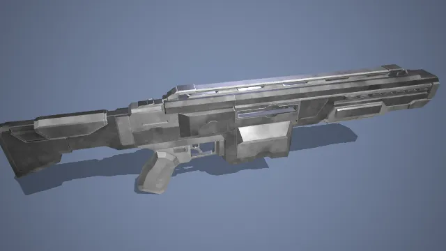 无握把步枪 武器 模型 pbr 游戏 军事