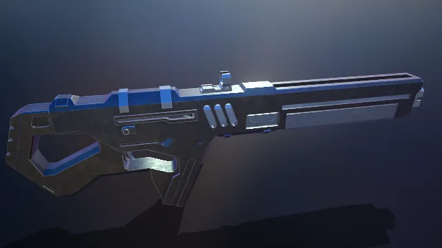 棱光战甲枪 武器 军事 射击 pbr模型 枪械