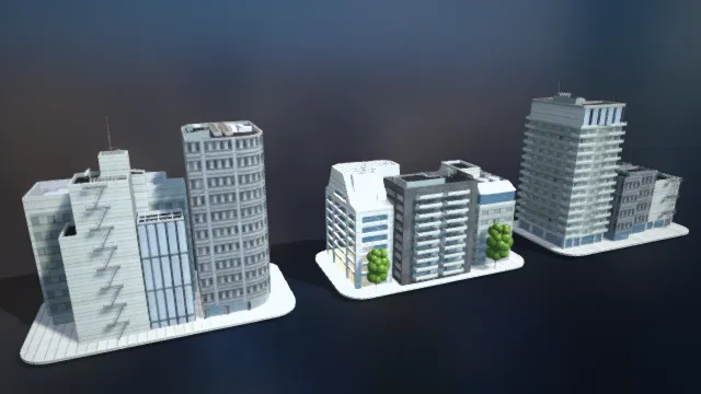 现代建筑 城市园区 写字楼 商业园区