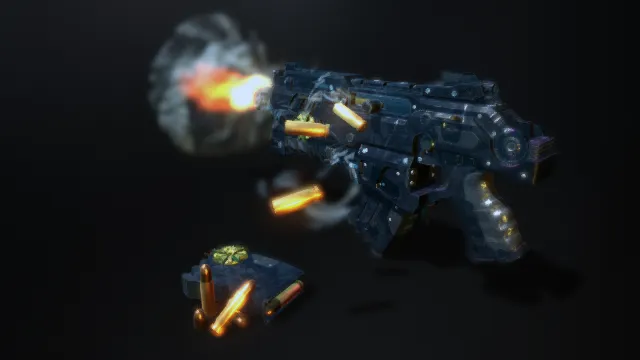 枪械 子弹 开火 机枪 弹匣