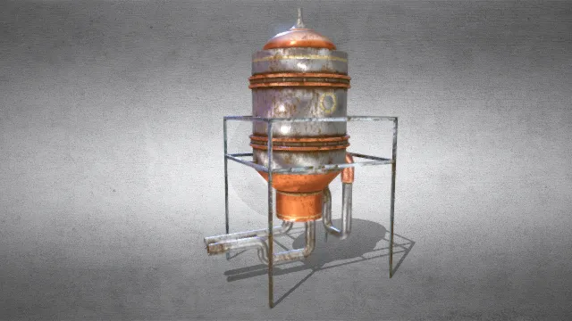 水塔 模型 建筑模型 pbr模型