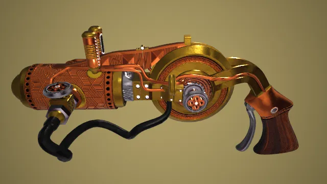 手枪 武器模型 pbr模型 游戏模型