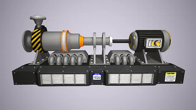 现代工业机械模型 高精度设备3D还原模型