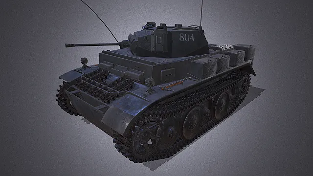 次世代二战德国PzKpfw 2 轻型坦克