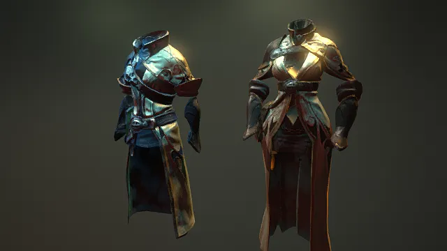 游戏布甲 装备 铠甲