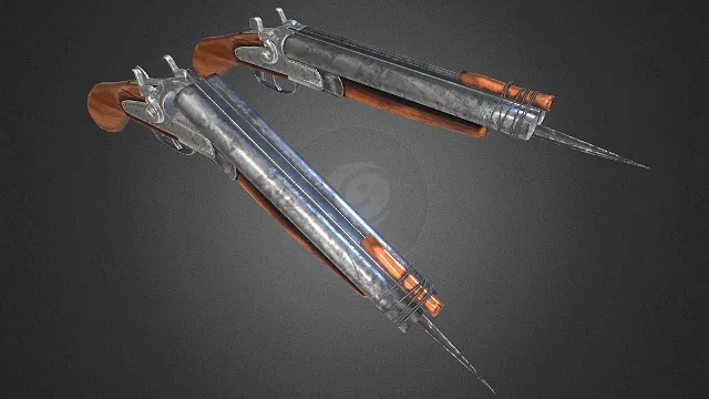 霰弹枪 枪械 武器模型 pbr模型 游戏模型