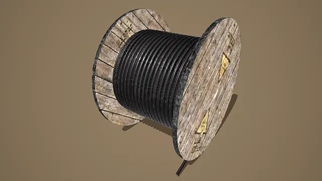 电缆盘3D模型