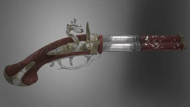 短截霰弹枪 枪 枪械 游戏模型 pbr模型 武器模型