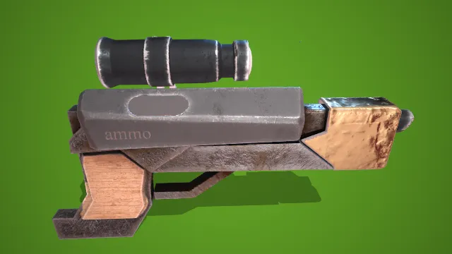 手枪 枪械 武器模型 pbr模型 游戏模型