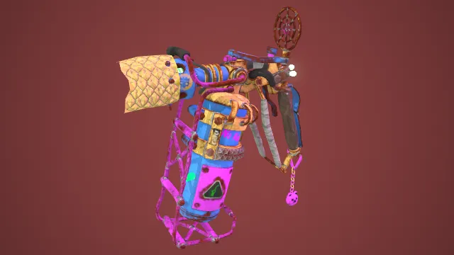 手枪 武器模型 pbr模型 游戏模型