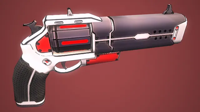 手枪 武器模型 pbr模型 游戏模型