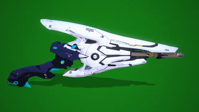 手枪 枪械 武器模型 pbr模型 游戏模型  