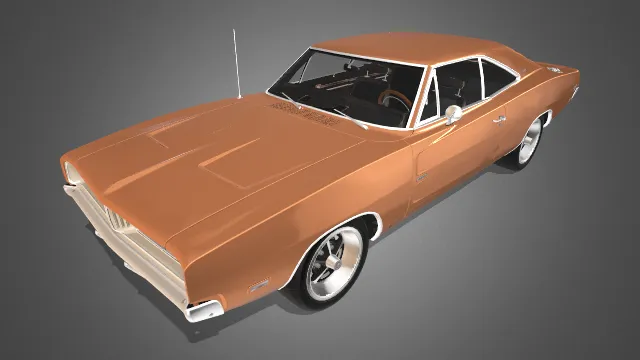 1969年道奇Charger RT汽车交通工具