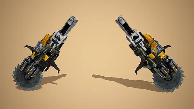 执法者手臂与身体组(新) 3D模型