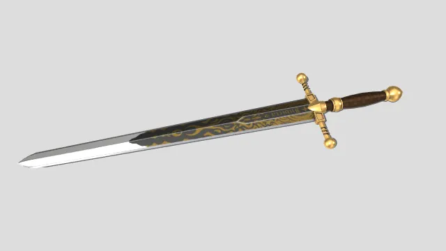 冷兵器 写实风格 剑与魔法 骑士佩剑 单手剑设计