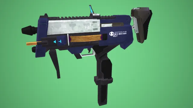 冲锋枪 武器模型 pbr模型 游戏模型