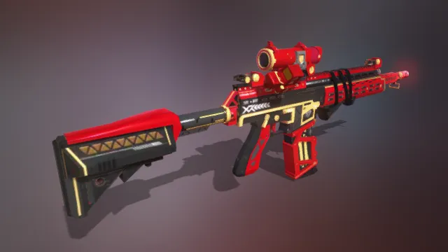 枪 科技枪 现代科技枪 狙击步枪 游戏装备 红龙枪械