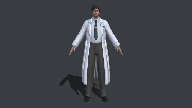 医生护士医疗白衣天使白大褂男医生