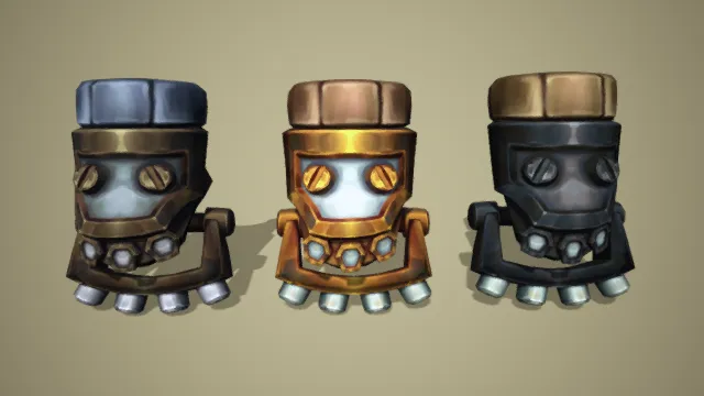 拳套 武器 铁拳 装备 风格化模型