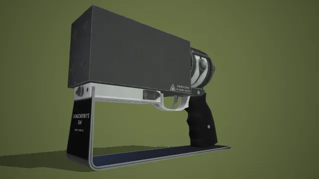 手枪 枪械 武器模型 pbr模型 游戏模型