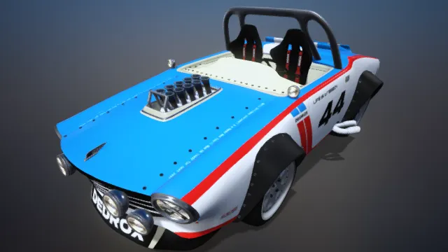 跑车 古典汽车 轿车 44号赛车 敞篷车