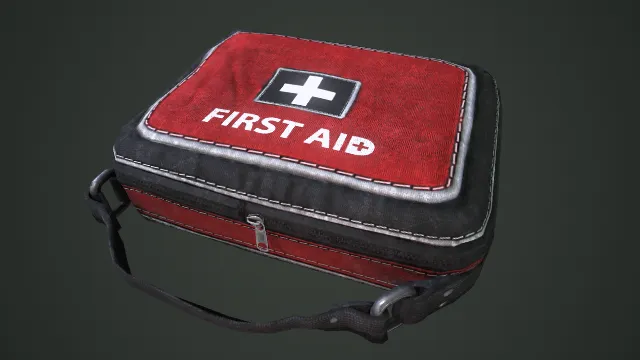 医疗包 医疗用品模型 模型 pbr模型 包