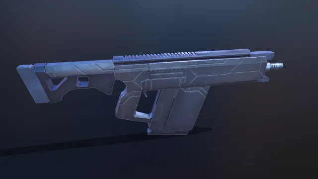 “科幻风透明脉冲步枪模型” 武器 军事 射击 枪械