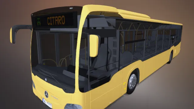 梅赛德斯 奔驰 大巴 公交车 巴士 公共交通