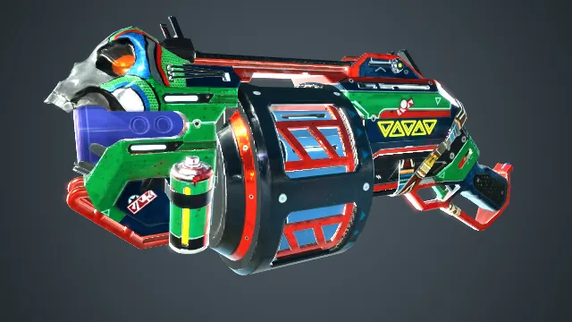 骷髅枪 枪械 道具 pbr模型