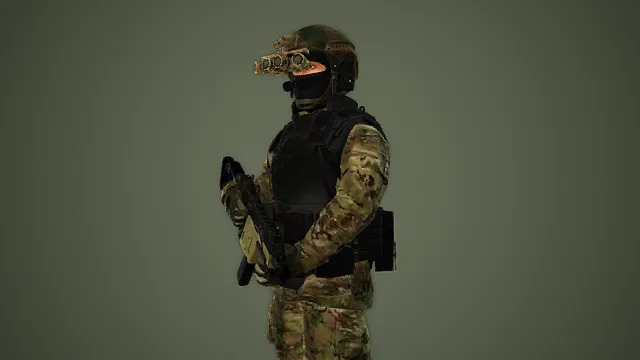 S.W.A.T. 操作员 - 4k 追随者特别重制版 3D模型