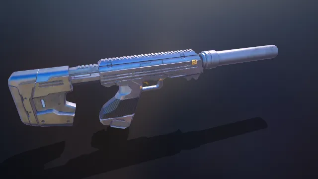 幻蓝脉冲步枪 武器 科幻 射击 军事 枪械