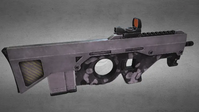 冲锋枪 武器模型 pbr模型 游戏模型