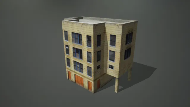 写字楼 西方建筑 三层小楼 住房楼