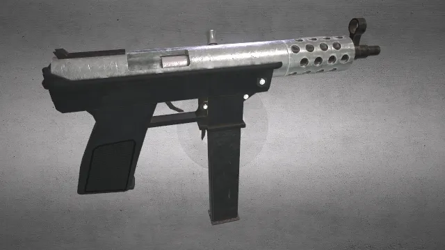 Tec_9手枪 武器模型 pbr模型 游戏模型