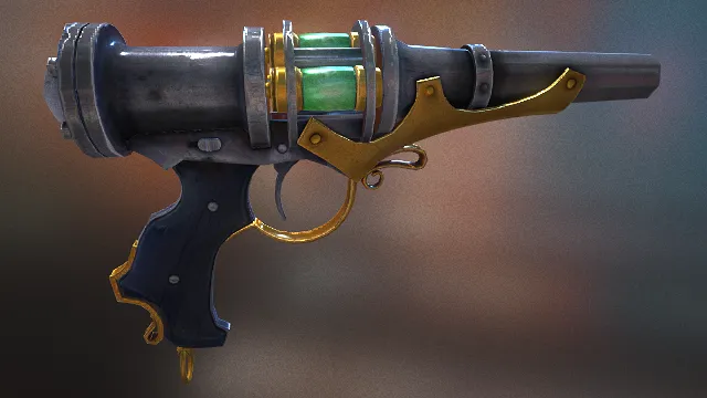 手枪 枪械 武器模型 pbr模型 游戏模型