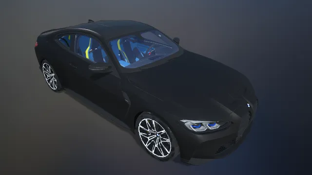 黑色汽车 宝马 豪车 跑车 车辆内饰