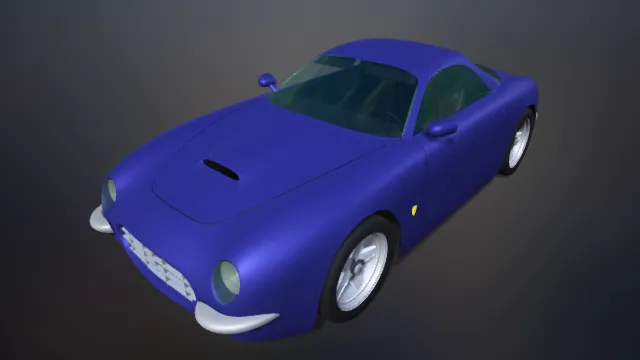 福特野马 紫色汽车 豪车 跑车 轿车 经典汽车