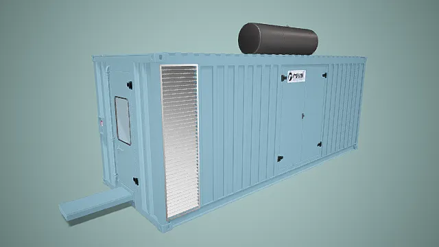 工业集装箱 3D设备模型