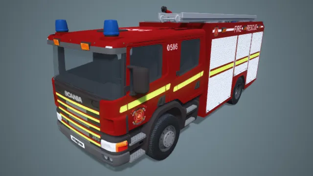 消防车 社会车辆 救火车 公共车辆 汽车